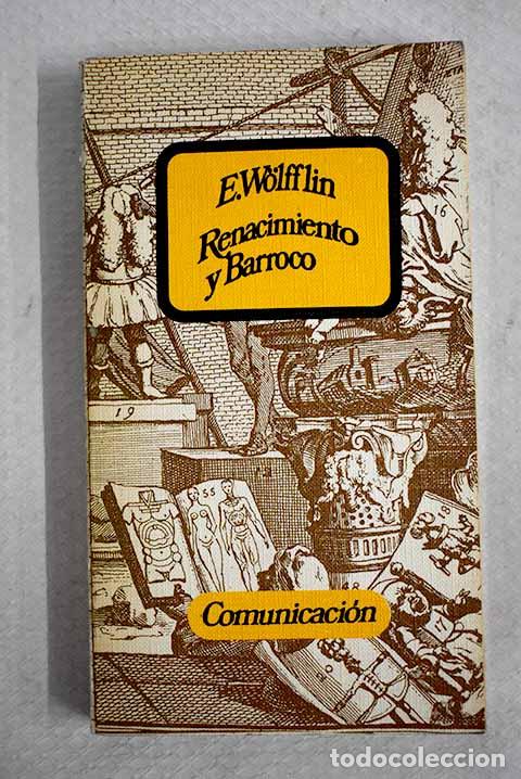 B&uuml;cher: Renacimiento y barroco.- Wolfflin, Heinrich