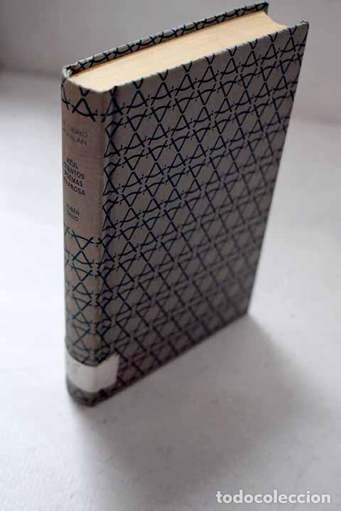 Libros: Azul ; Cuentos ; Poemas en prosa.- Dar&iacute;o, Rub&eacute;n