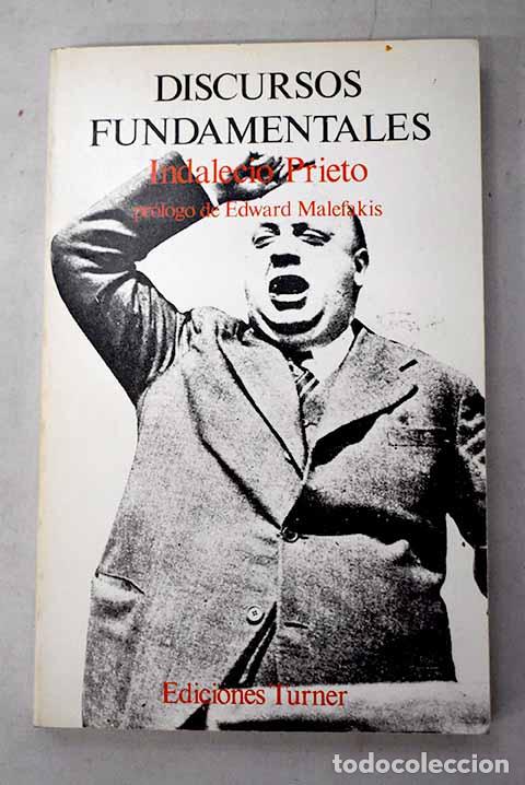 Libros: Discursos fundamentales.- Prieto, Indalecio