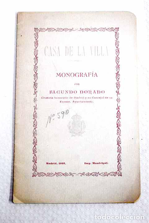 Livres: Casa de la Villa: Monografia.- Dorado, Facundo