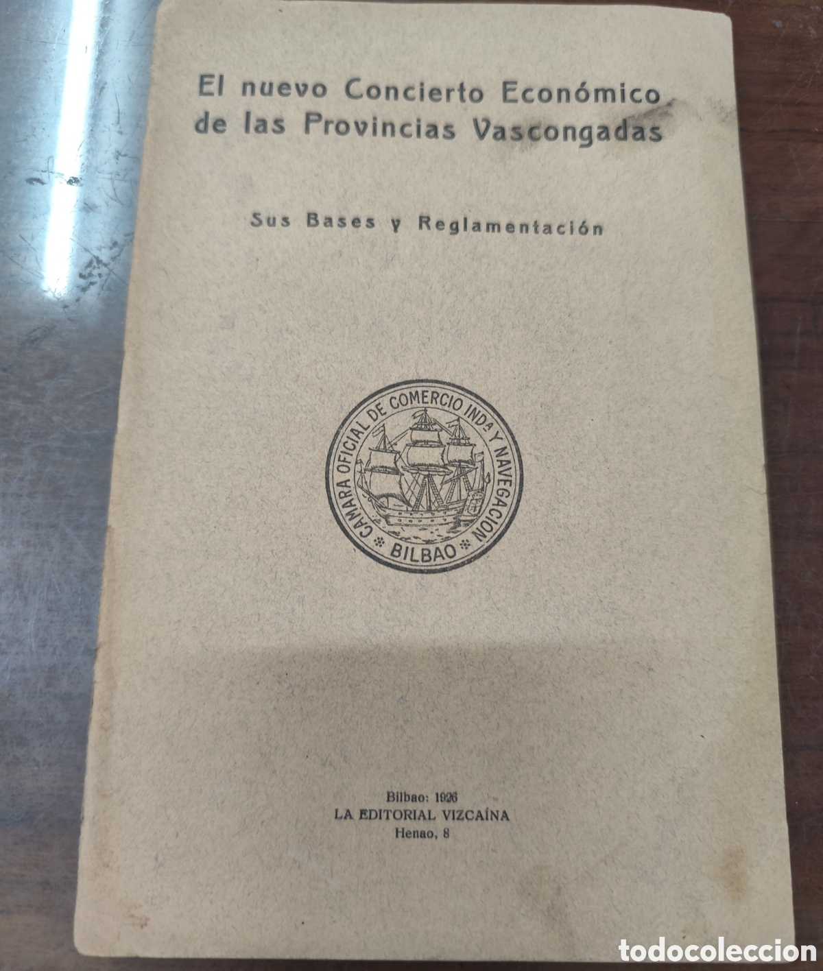 Livros em segunda m&atilde;o: EL NUEVO CONCIERTO ECONOMICO DE LAS PROVINCIAS VASCONGADAS. Sus bases y reglamento. 1&ordf; Edici&oacute;n. A&ntilde;o