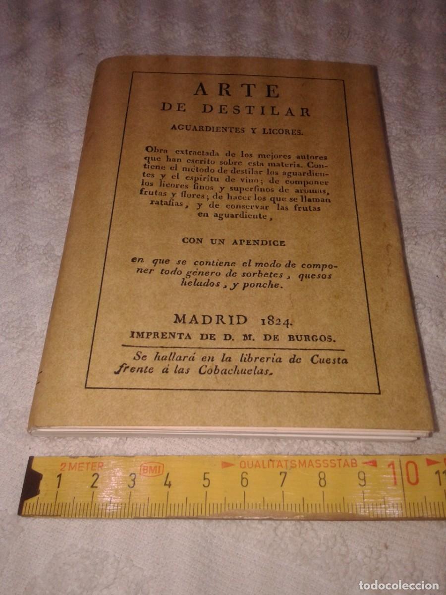 Libros: EL ARTE DE DESTILAR, EDICI&Oacute;N FACS&Iacute;MIL, EDT. MAXTOR, 2002, B31