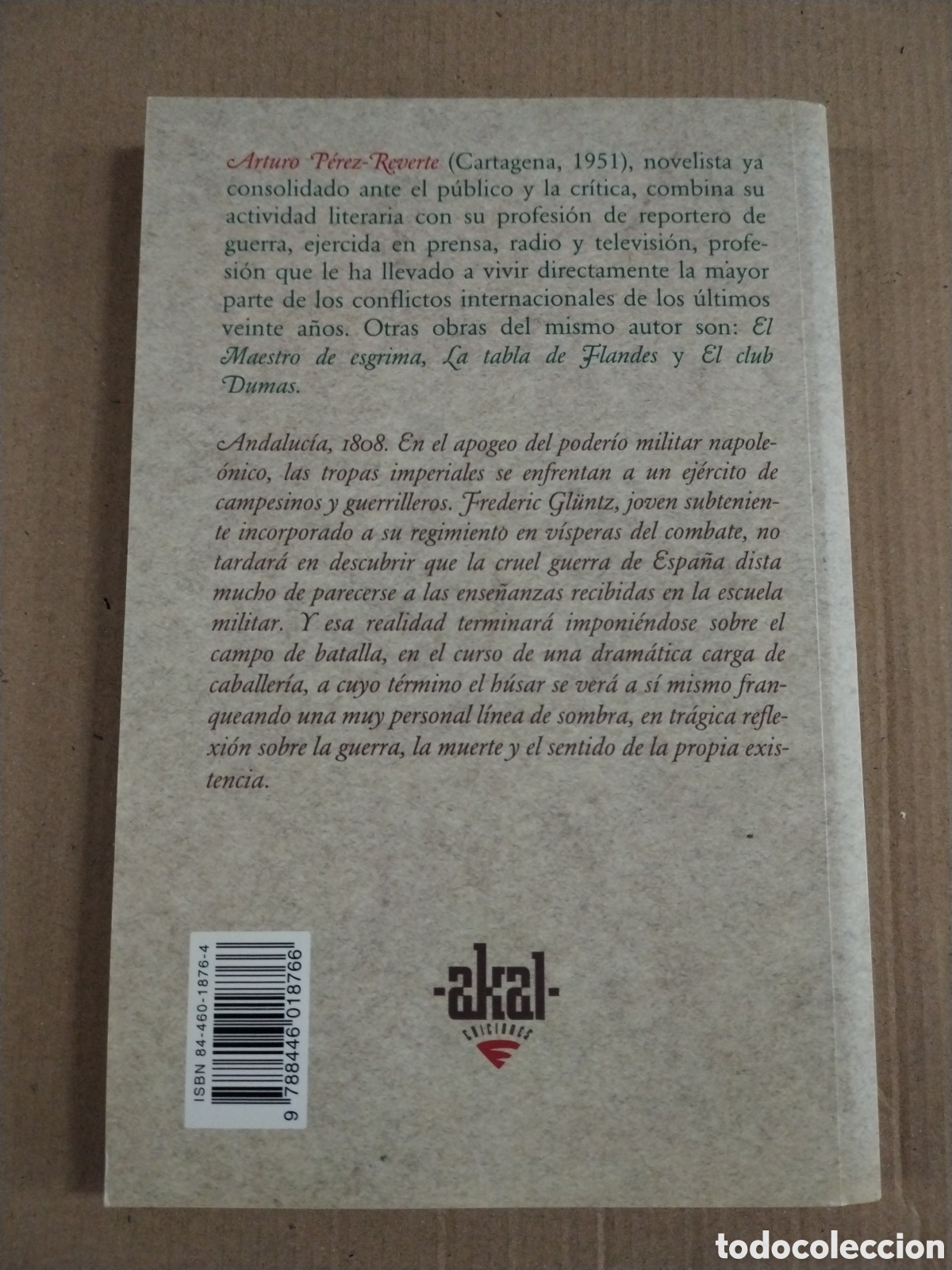 Libros: EL HUSAR. Arturo P&eacute;rez-Reverte. CL - Foto 2