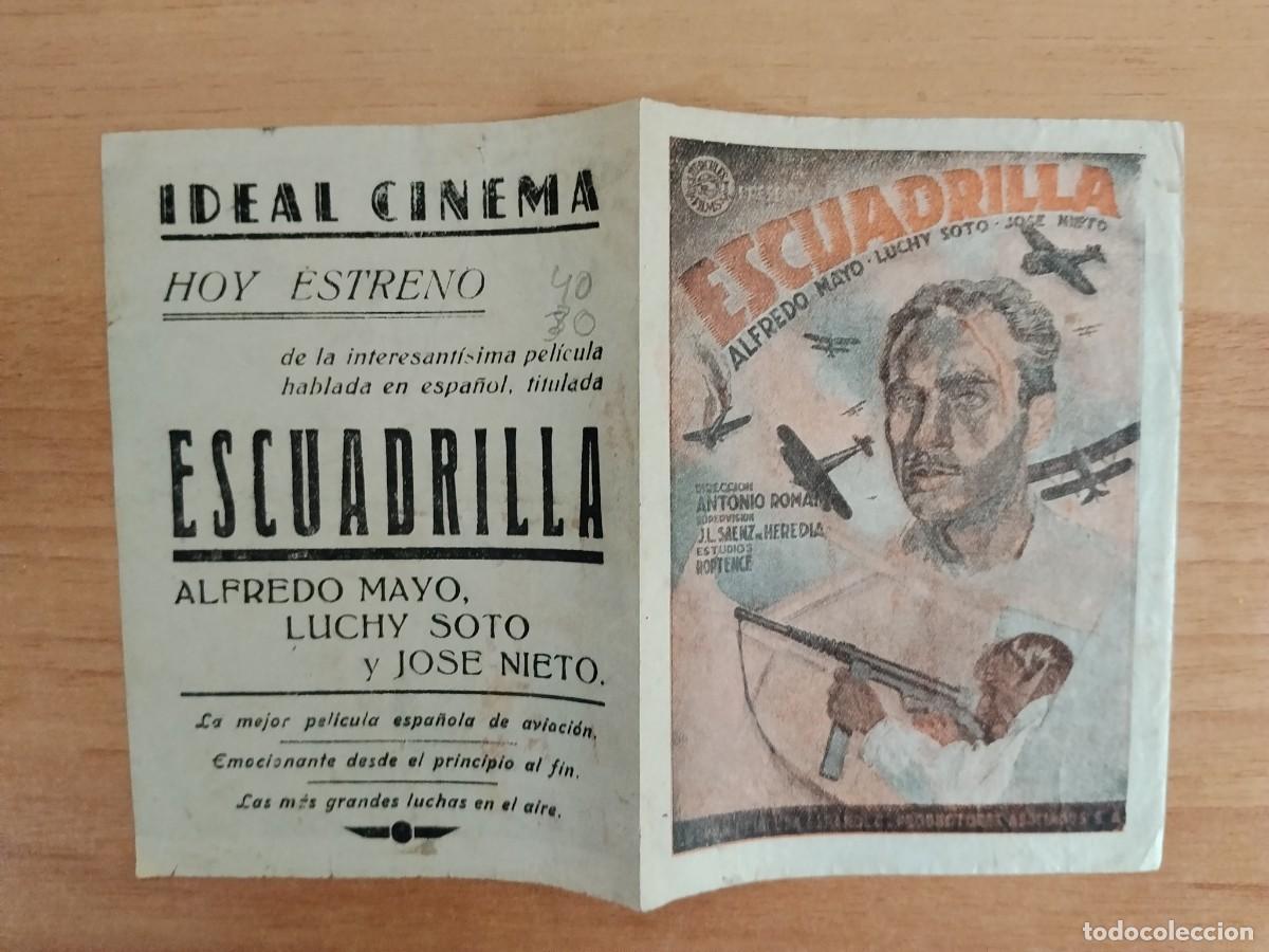 Libros: MORADO-- PROGRAMA DE CINE -----ESCUADRILLA