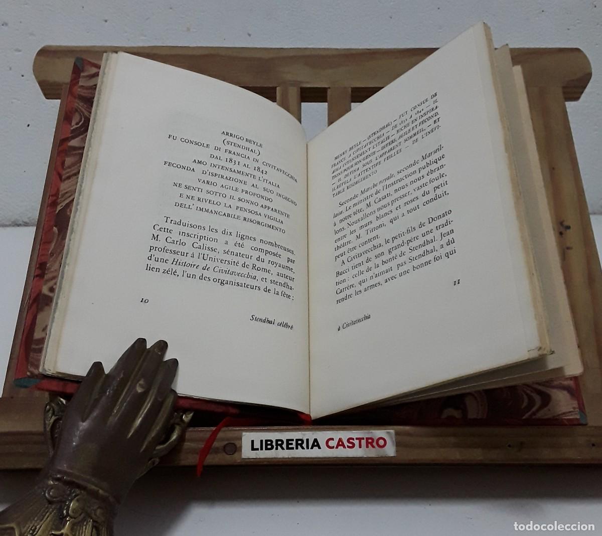 Libros: Stendhal c&eacute;l&eacute;br&eacute; a Civitavecchia, Eug&egrave;ne Marsan. Numerado - Eug&egrave;ne Marsan. - Foto 3