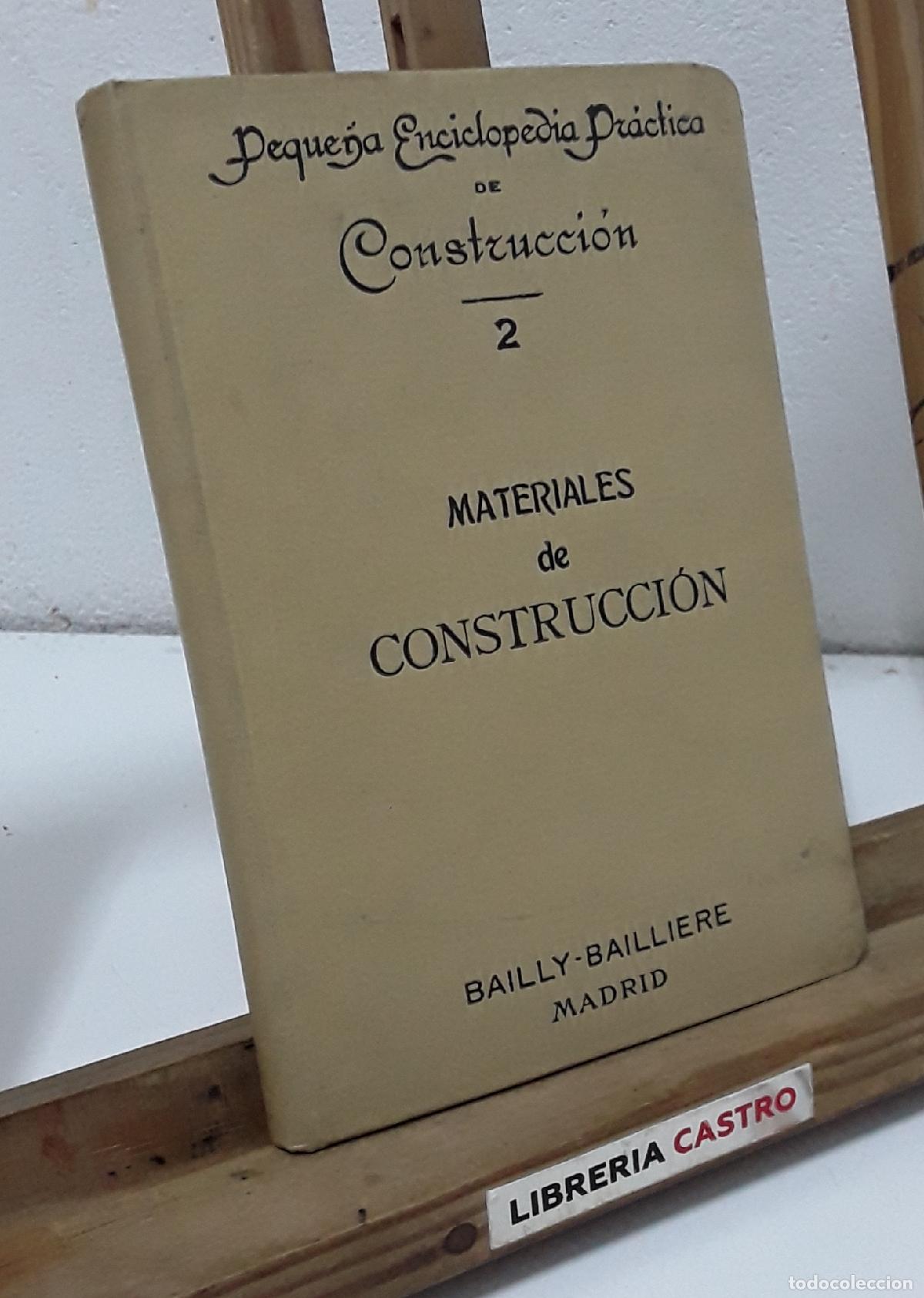 Libros: Materiales de construcci&oacute;n. Peque&ntilde;a Enciclopedia Pr&aacute;ctica de Construcci&oacute;n N&ordm; 2 - Bajo la direcci&oacute;n d