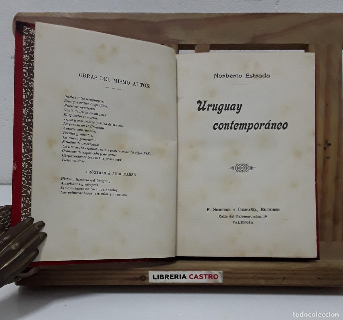 Libros: Uruguay contempor&aacute;neo - Norberto Estrada.