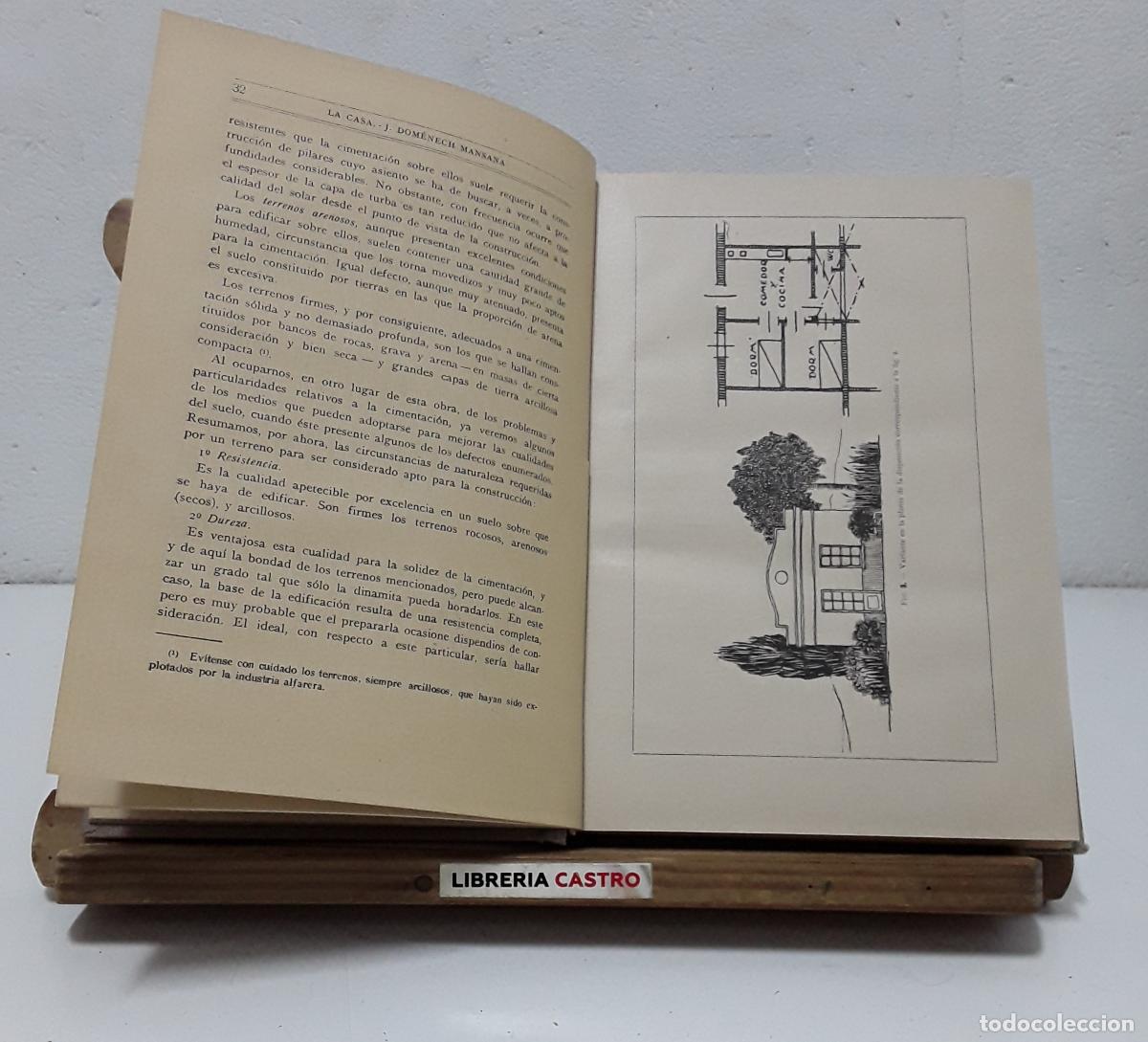 Libros: La Casa. C&oacute;mo se costea y edifica una vivienda - J. Dom&eacute;nech Mansana. - Foto 2