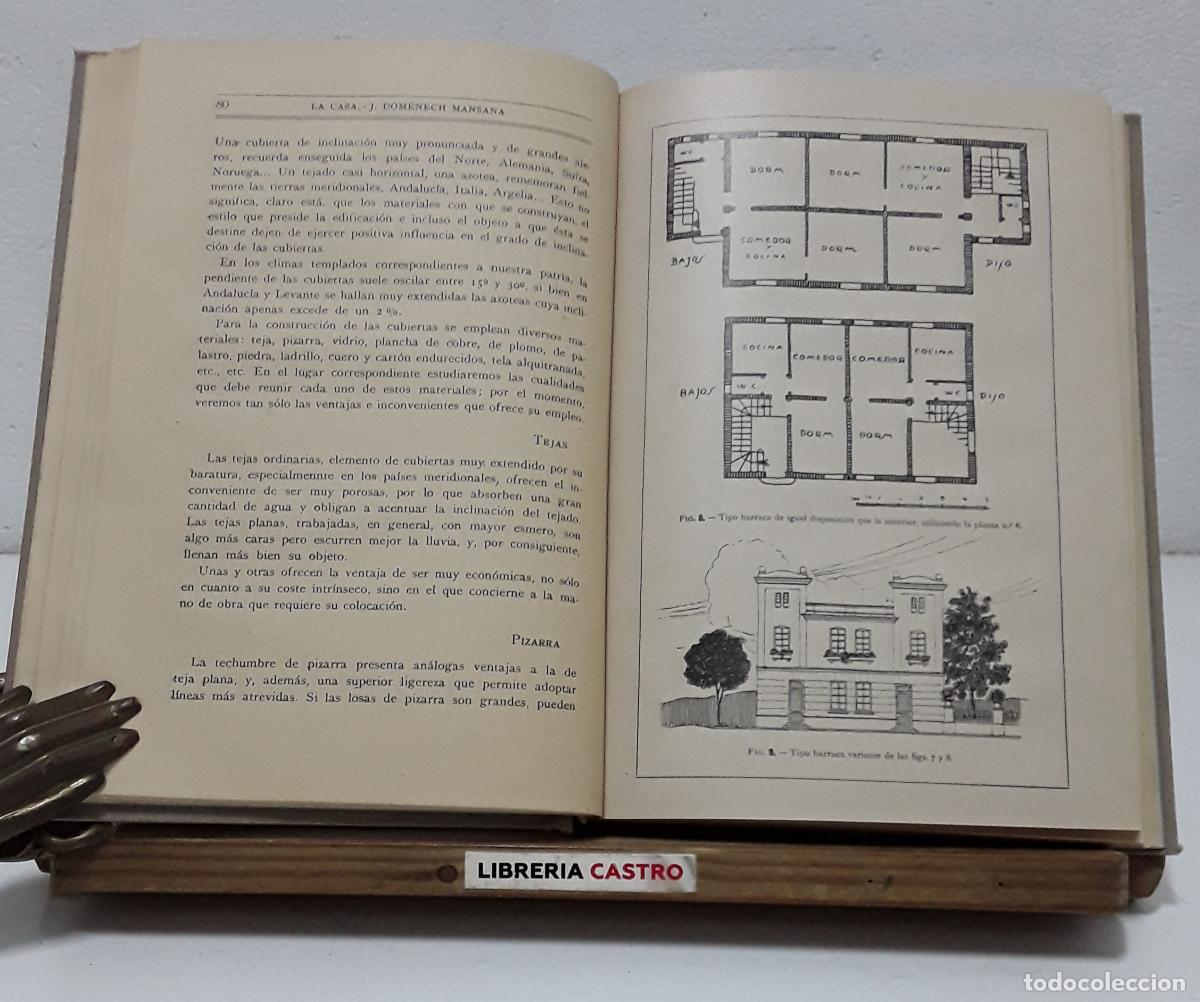 Libros: La Casa. C&oacute;mo se costea y edifica una vivienda - J. Dom&eacute;nech Mansana. - Foto 3