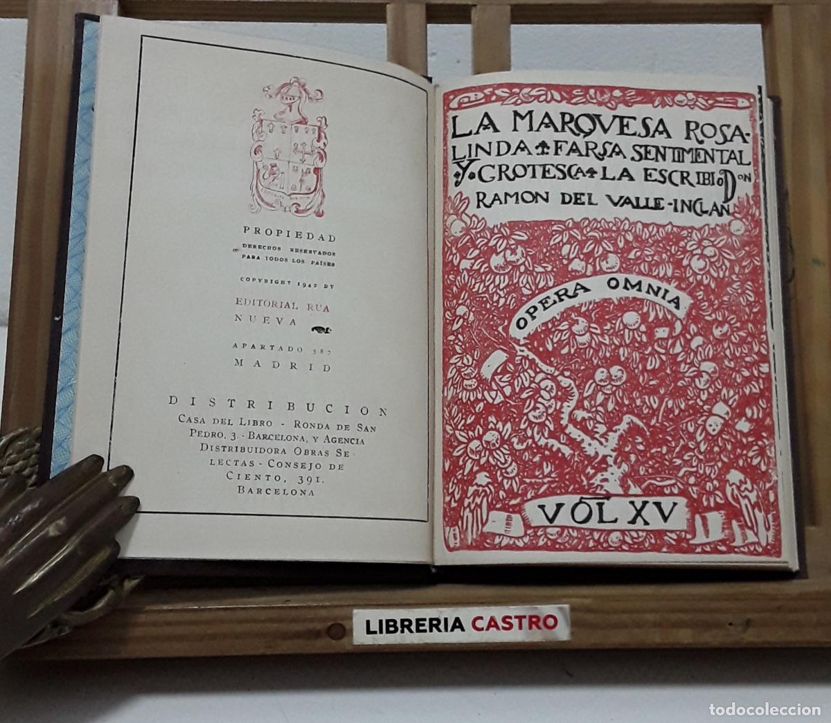 Libros: La Marquesa Rosalinda. Farsa sentimental y grotesca - Ram&oacute;n M&ordf; del Valle Incl&aacute;n.