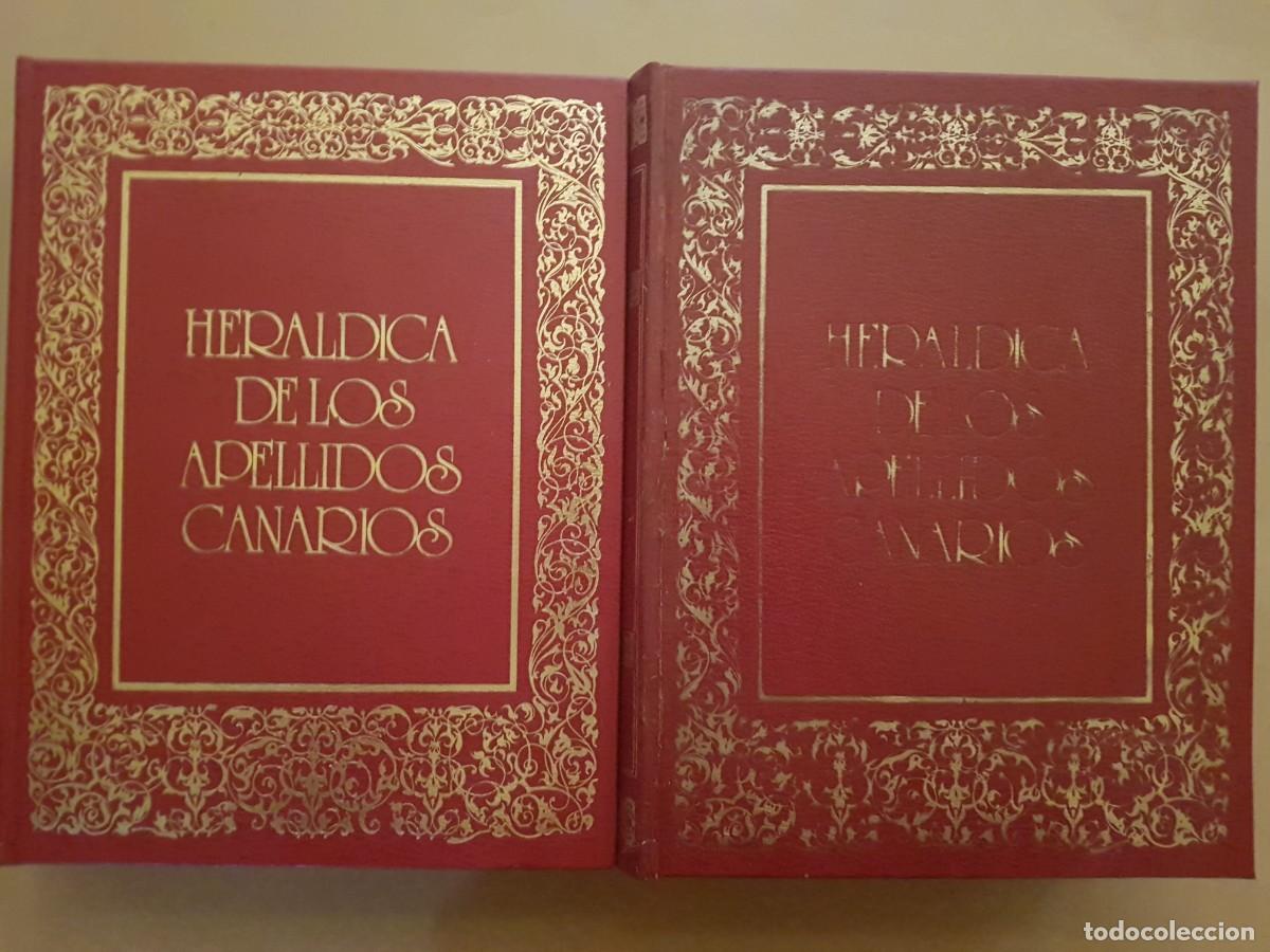 Libros: HERALDICA DE LOS APELLIDOS CANARIAS - TOMOS I + II - ESTUDIOS TECNICOS DEL BLASON -200 (ILUST)