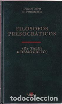 Libri di seconda mano: Fil&oacute;sofos Presocr&aacute;ticos (De Tales a Dem&oacute;crito) - VV.AA