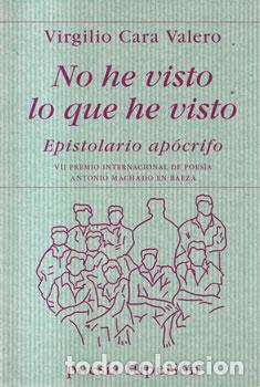 Libros: No he visto lo que he visto - Virgilio Cara Valero