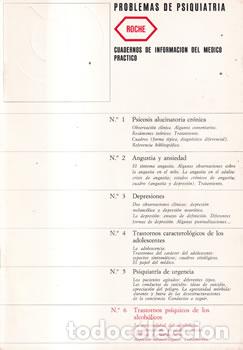 Livres: Problemas de psiquiatr&iacute;a. Cuadernos de informaci&oacute;n del m&eacute;dico pr&aacute;ctico. III Tomos - Roche