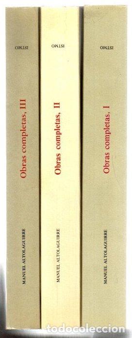 Libros: Obras completas I, II y III - Altolaguirre, Manuel