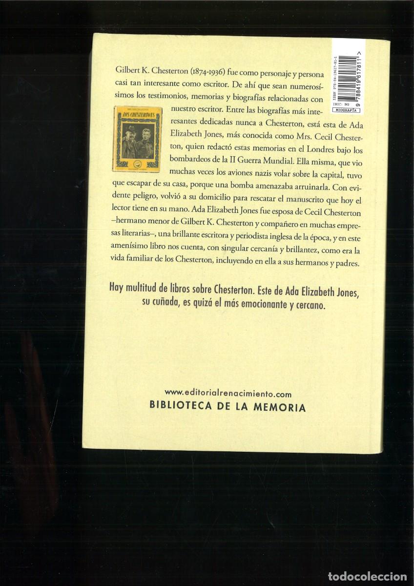 Libros: LOS CHESTERTON. Ada Elizabeth Jones - Foto 2