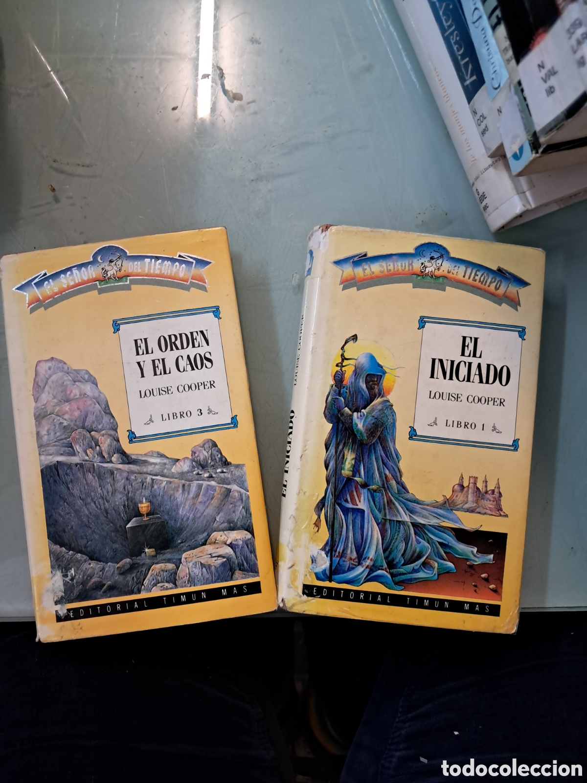 Libros: Louise Cooper, El iniciado, Timun, libro 1 y 3