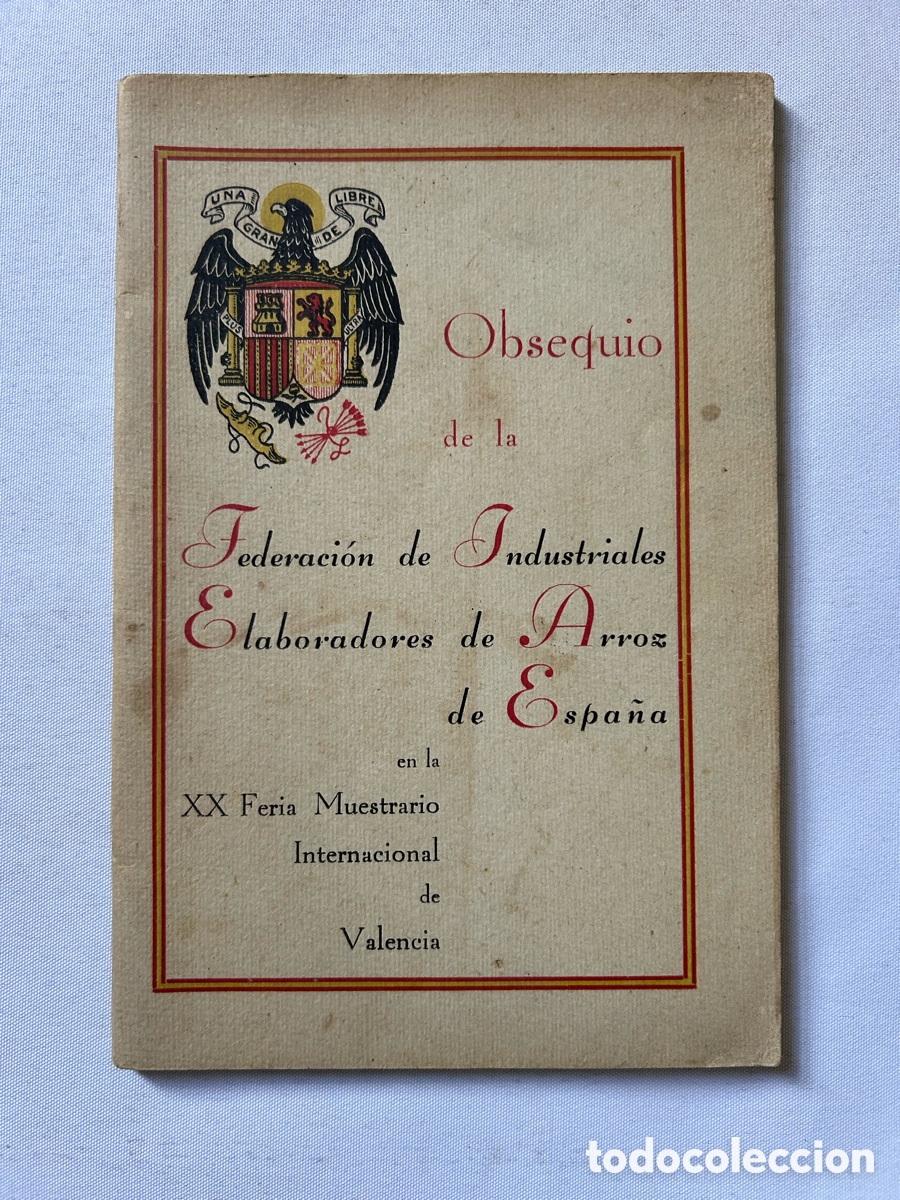 Libros: Obsequio de la federaci&oacute;n de industriales Espa&ntilde;a