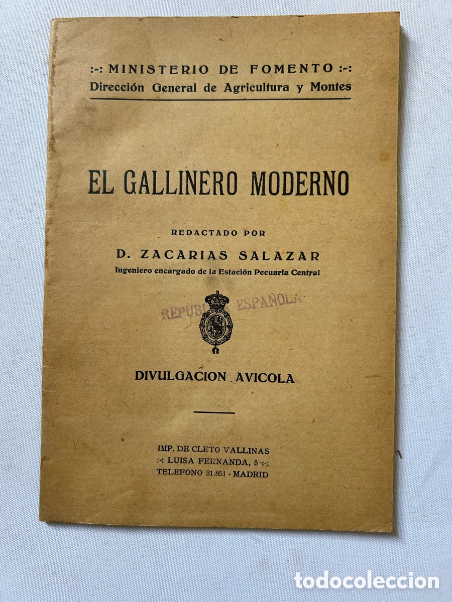 Libros: El gallinero moderno divulgaci&oacute;n av&iacute;cola
