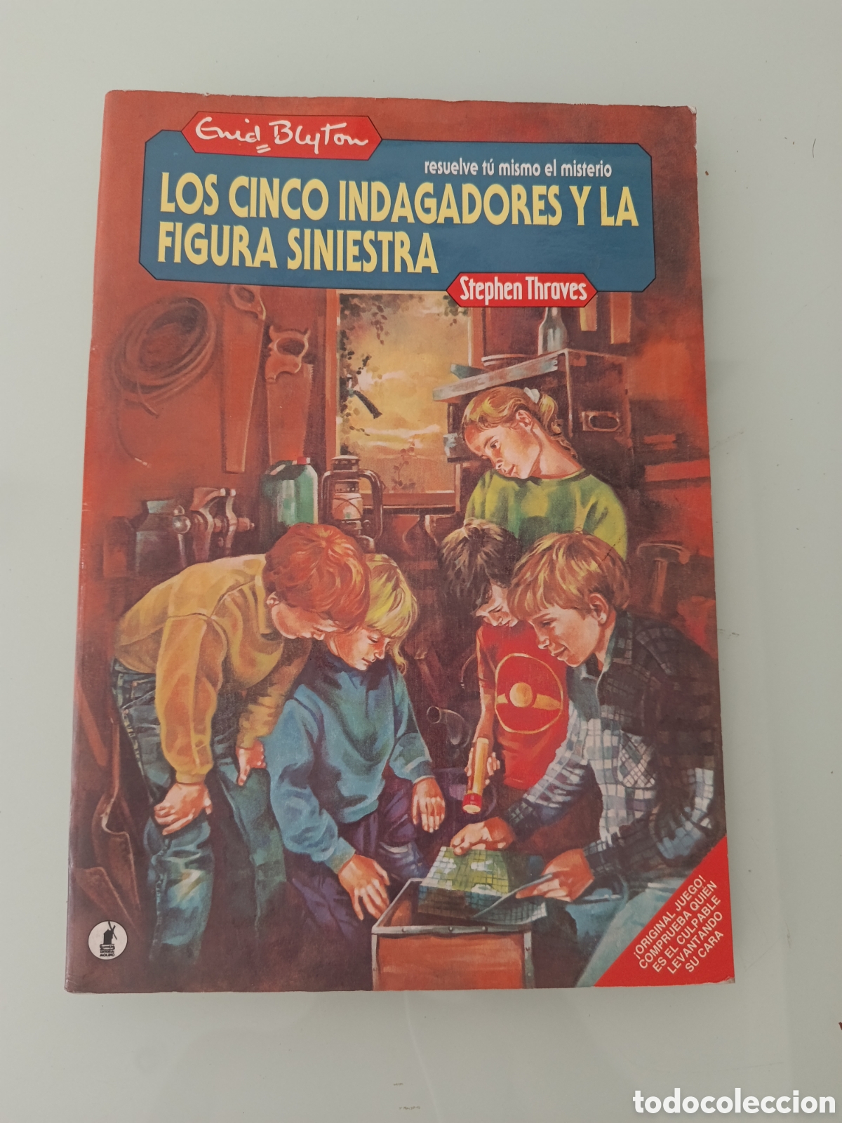 Libros: LOS CINCO INDAGADORES Y LA FIGURA SINIESTRA -RESUELVE T&Uacute; MISMO EL MISTERIO N&ordm; 1 - 1987