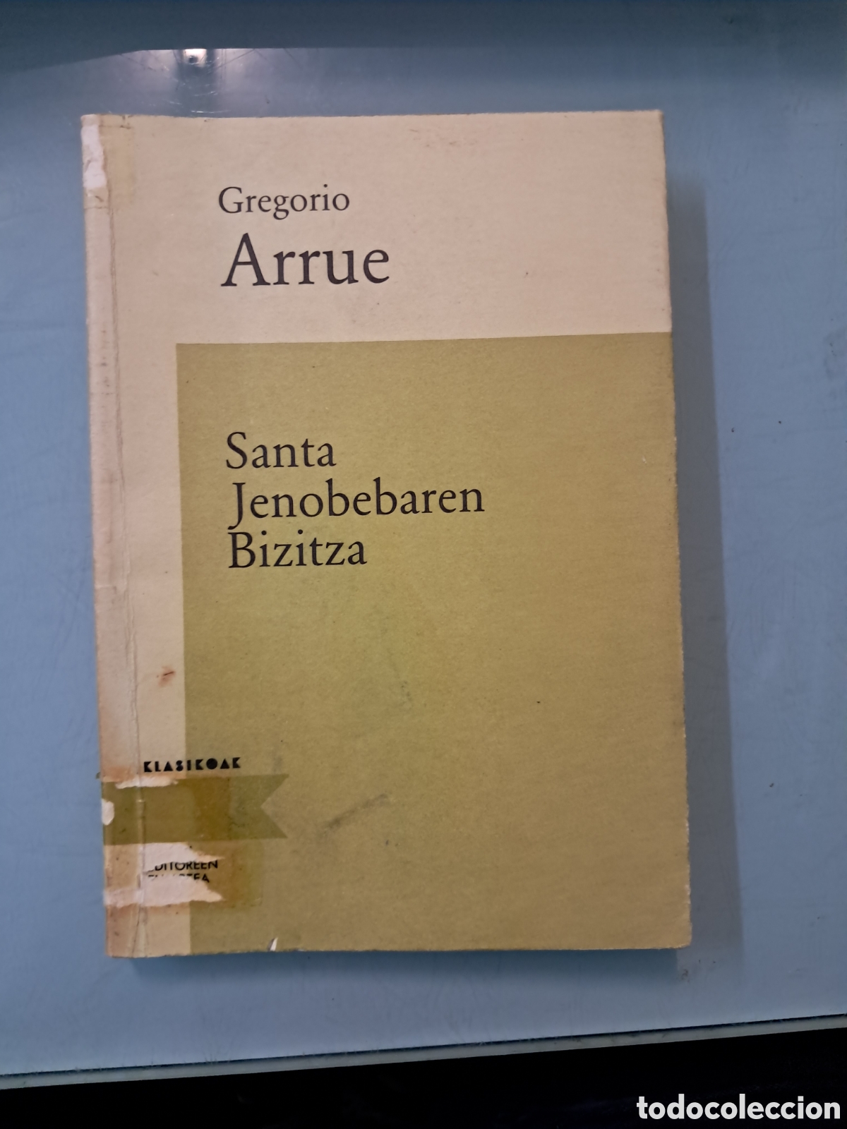Libros: Gregorio Arrue, Santa Jenobebaren bizitza