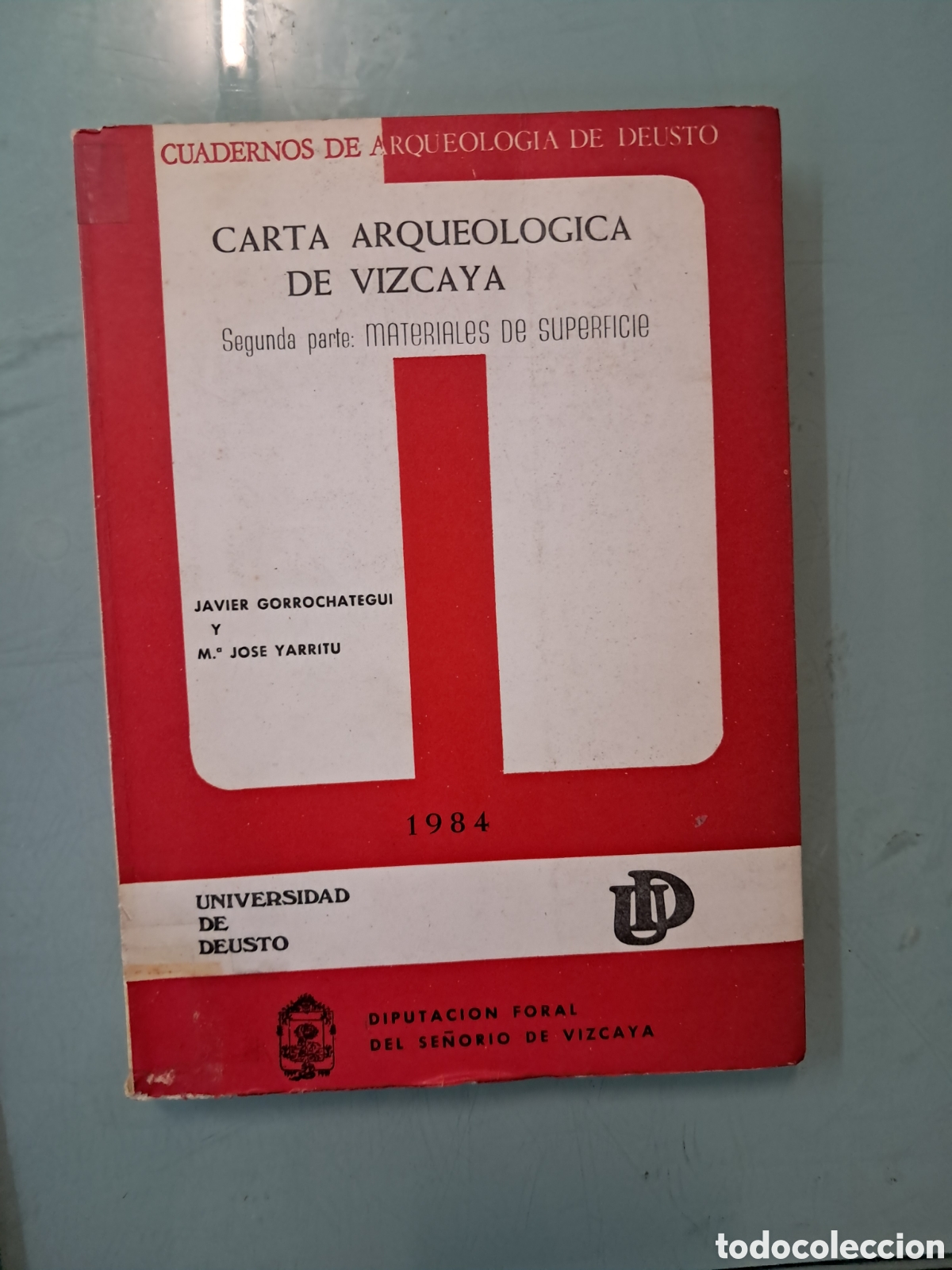 Libros: Carta arqueol&oacute;gica de Vizcaya, Javier Gorrochategui, Diputaci&oacute;n Foral de Vizcaya