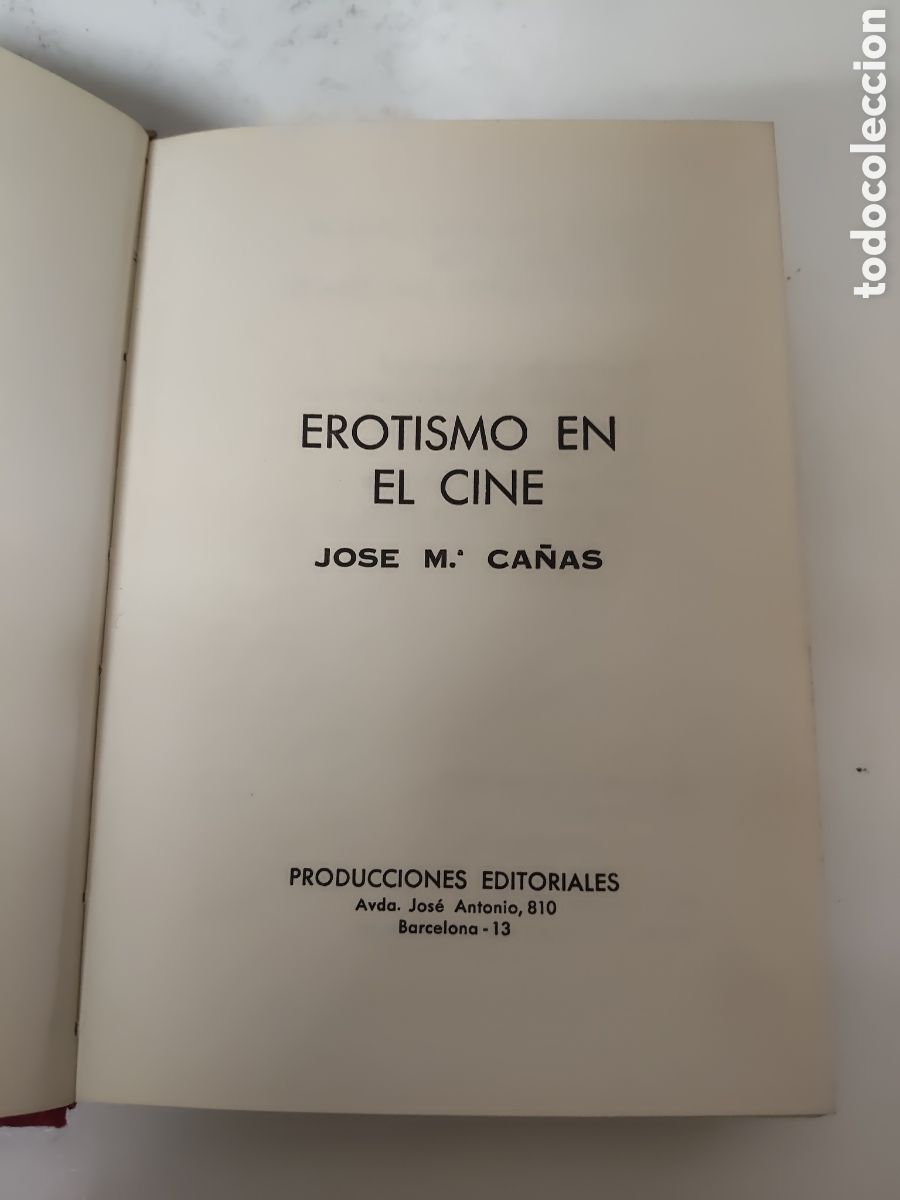 Libros: Erotismo en el cine de Jos&eacute; Mar&iacute;a Ca&ntilde;as