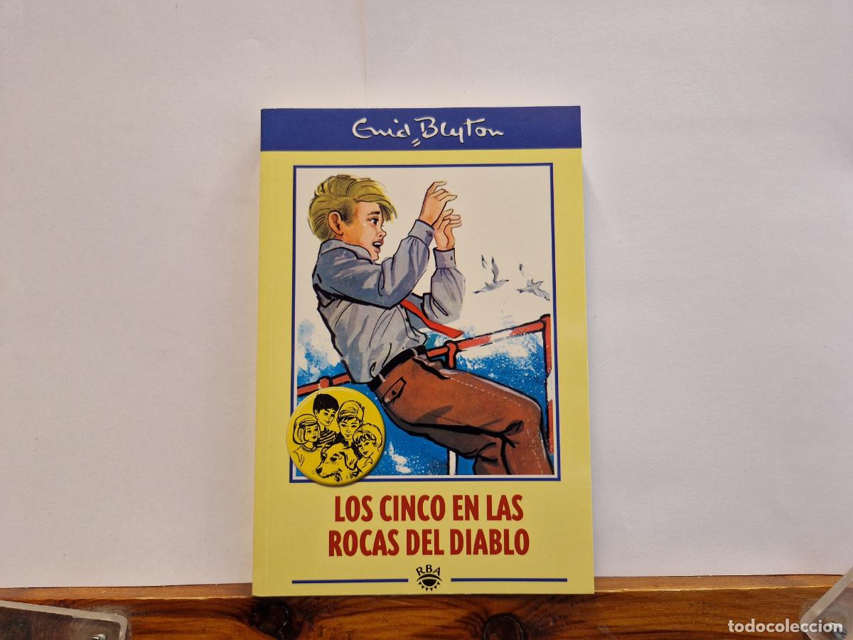 Libros: EMID BLYTON. LOS CINCO EN LAS ROCAS DEL DIABLO. - Foto 1