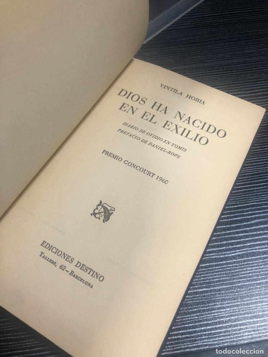 Libros: Dios ha nacido en el exilio Vintila Horia - Foto 2