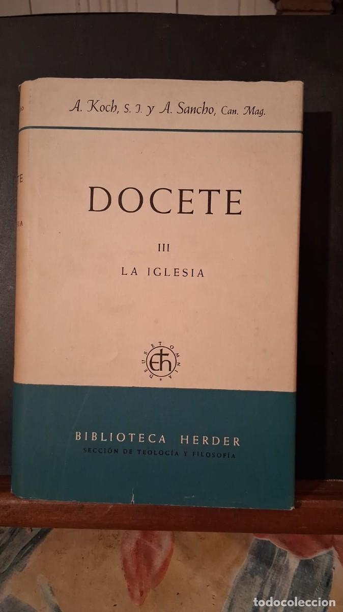 books: Docete III La iglesia Biblioteca Herder A. Koch y A. Sancho
