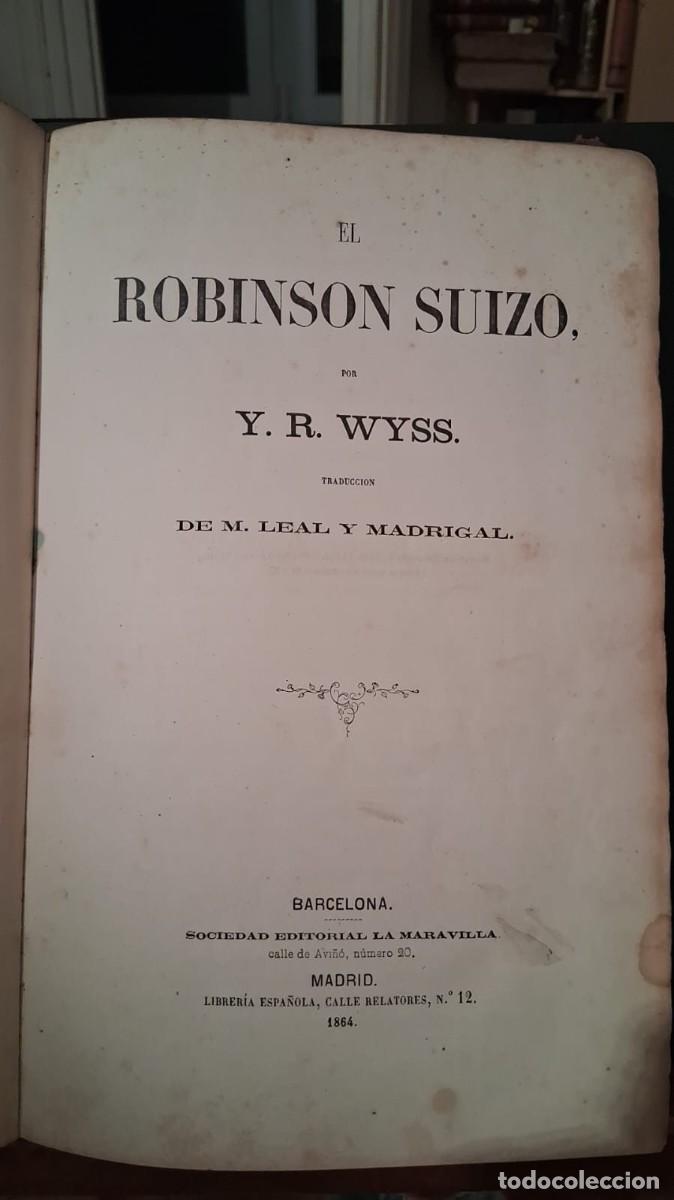 Libros: El Robinson Suizo por Y.R. Wyss