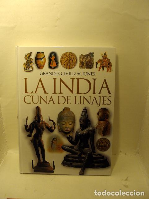 Livros em segunda m&atilde;o: GRANDES CIVILIZACIONES : LA INDIA CUNA DE LINAJES - Thema Equipo Editorial