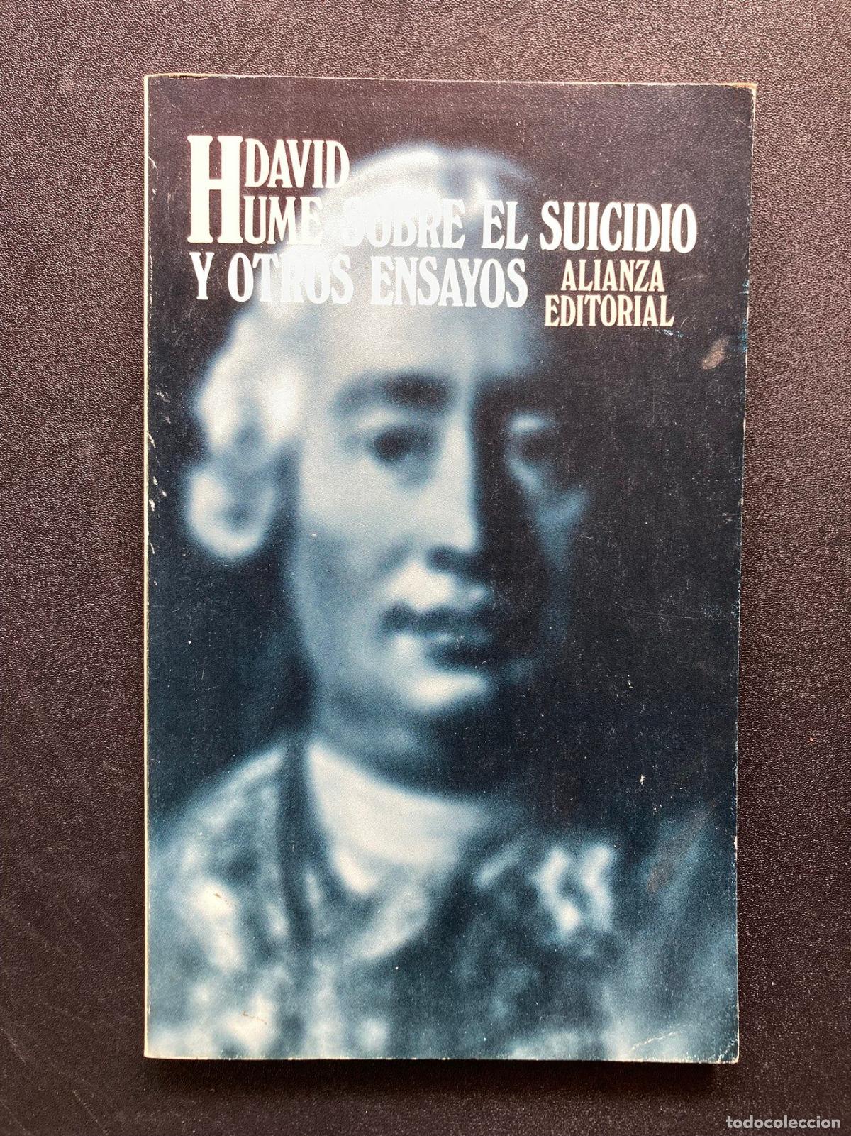 Libros: David Hume - Sobre el suicidio y otros ensayos
