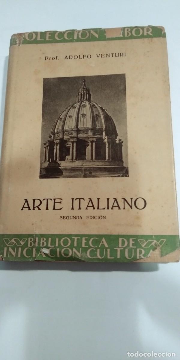 books: Arte italiano Prof. Adolfo Venturi