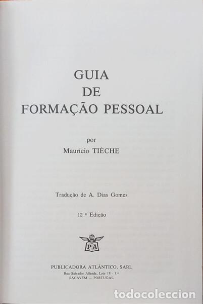 Livros em segunda m&atilde;o: TI&Egrave;CHE. (Maur&iacute;cio) - GUIA DE FORMA&Ccedil;&Atilde;O PESSOAL. [12.&ordf; EDI&Ccedil;&Atilde;O]