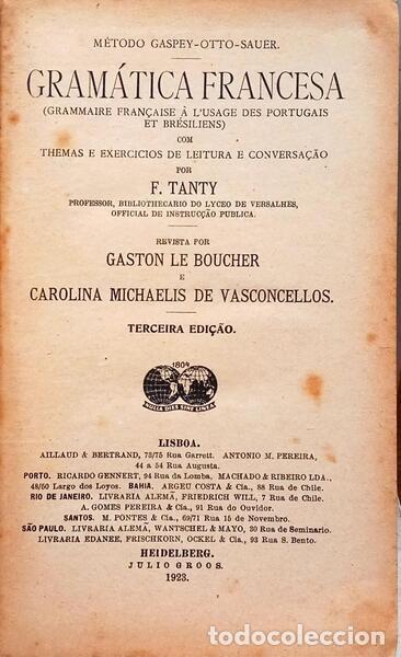 Libros: TANTY. (F.) - GRAM&Aacute;TICA FRANCESA. - Foto 2