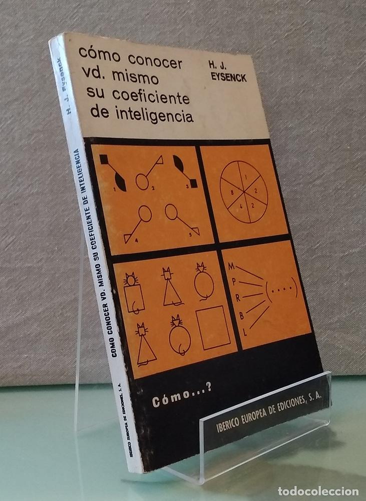 Livres: C&oacute;mo conocer su coeficiente de inteligencia - H. J. Eysenck