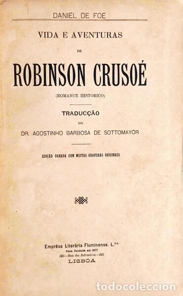 Libros: DEFOE. (Daniel) - VIDA E AVENTURAS DE ROBINSON CRUSO&Eacute;. - Foto 1
