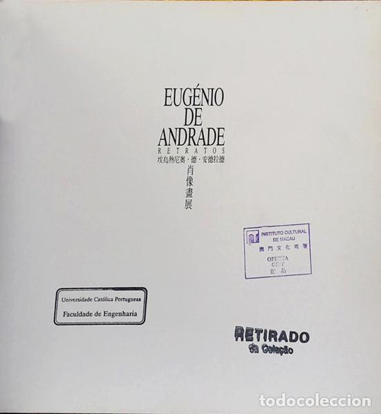 Libros: ANDRADE. (Eug&eacute;nio de) - RETRATOS. - Foto 1