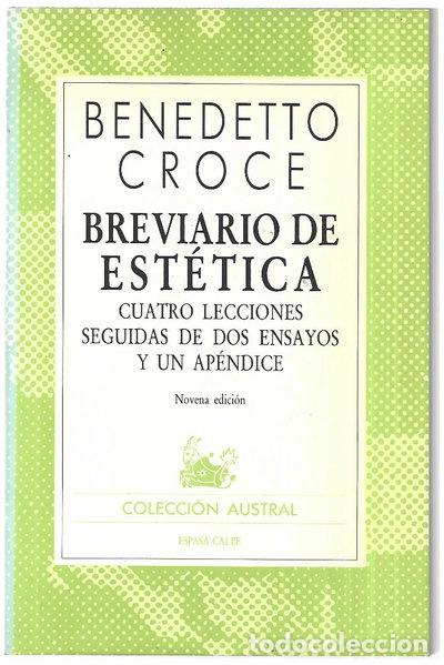 Libros: Breviario de est&eacute;tica- 9788423900411