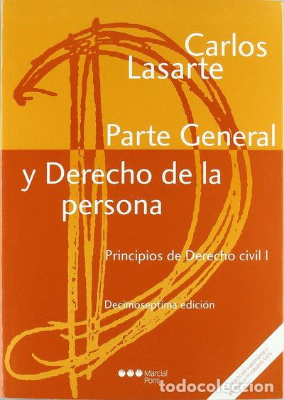 B&uuml;cher: Principios de Derecho civil Tomo I: Parte General y Derecho de la persona- 9788497688789