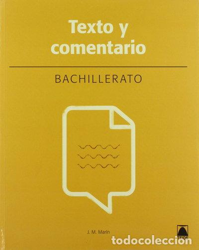 Livros em segunda m&atilde;o: Texto y comentario 1. Lengua y literatura. Bachillerato- 9788430753017