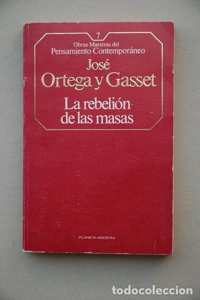 Livres: La rebeli&oacute;n de las masas- 9788439500070
