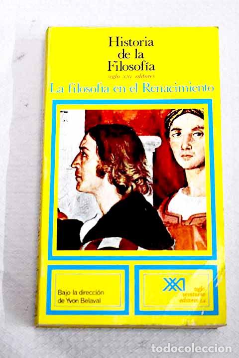 books: La filosof&iacute;a en el Renacimiento.- Gandillac, Maurice de