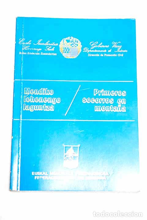 Libri di seconda mano: Primeros socorros en monta&ntilde;a