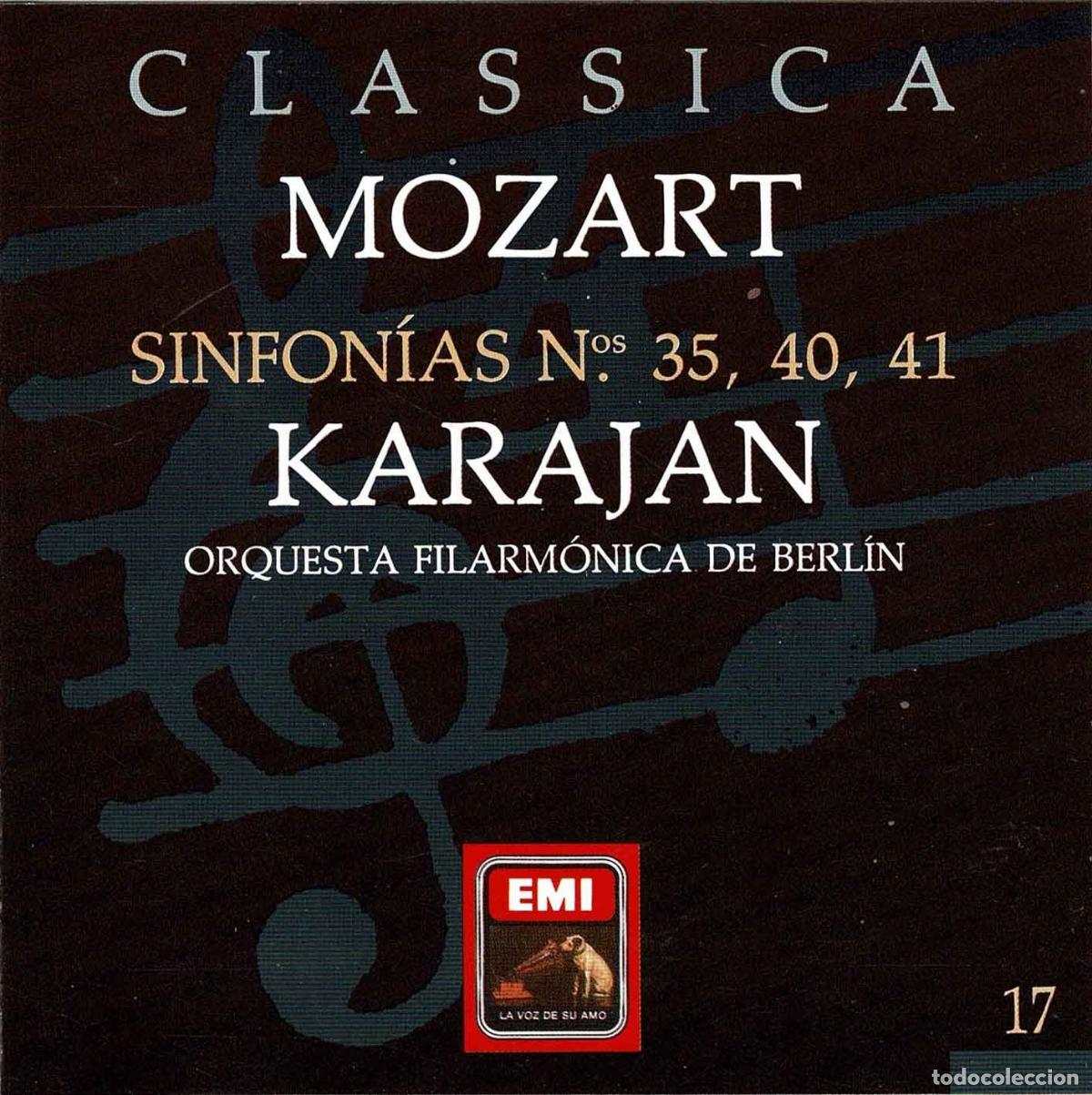 Libros: Mozart, Karajan - Sinfon&iacute;as N&ordm; 35, 40, 41. CD