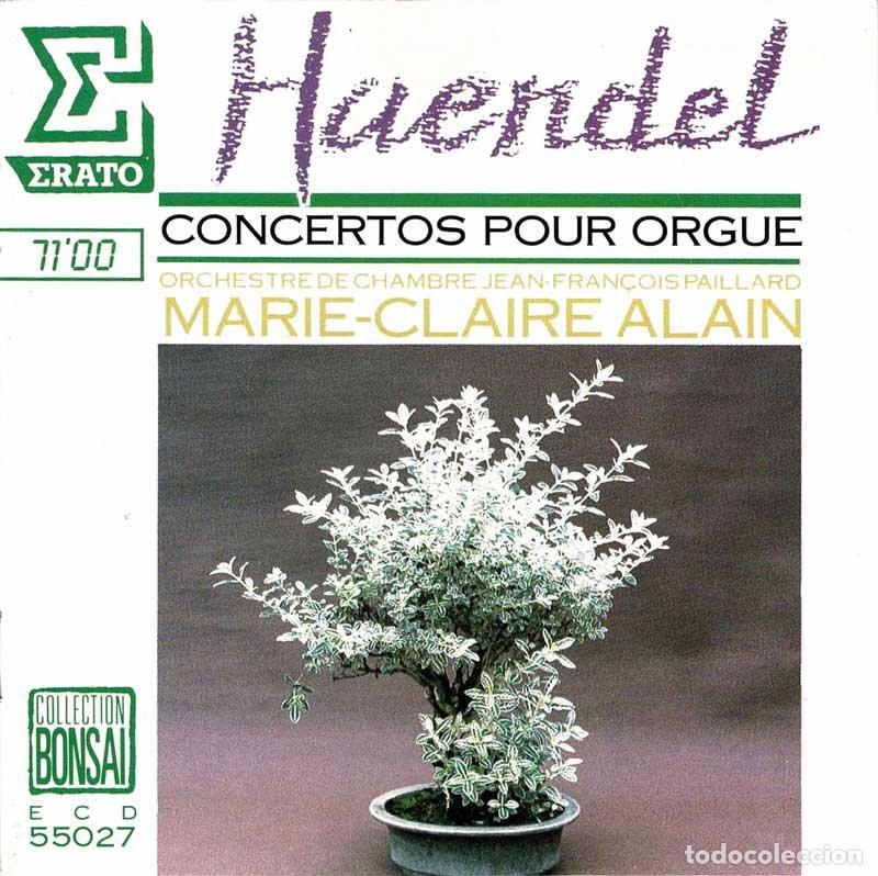 Libros: Haendel - Marie-Claire Alain, Orchestre De Chambre Jean-Fran&ccedil;ois Paillard - Concertos Pour Orgue. CD