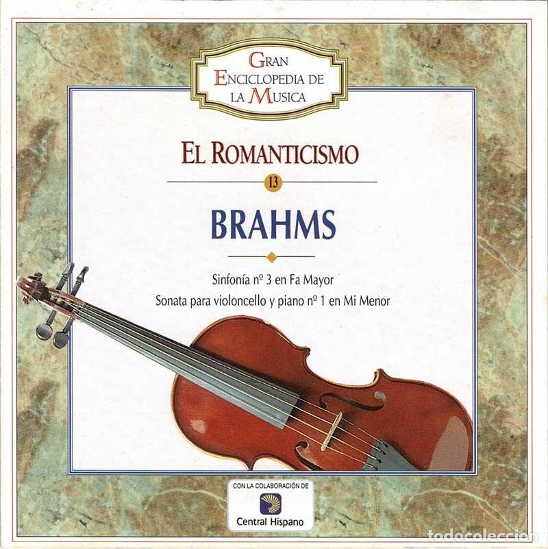 Libros: Brahms - El Romanticismo. Sinfon&iacute;a N&ordm; 3. Sonata para violoncello y piano. CD