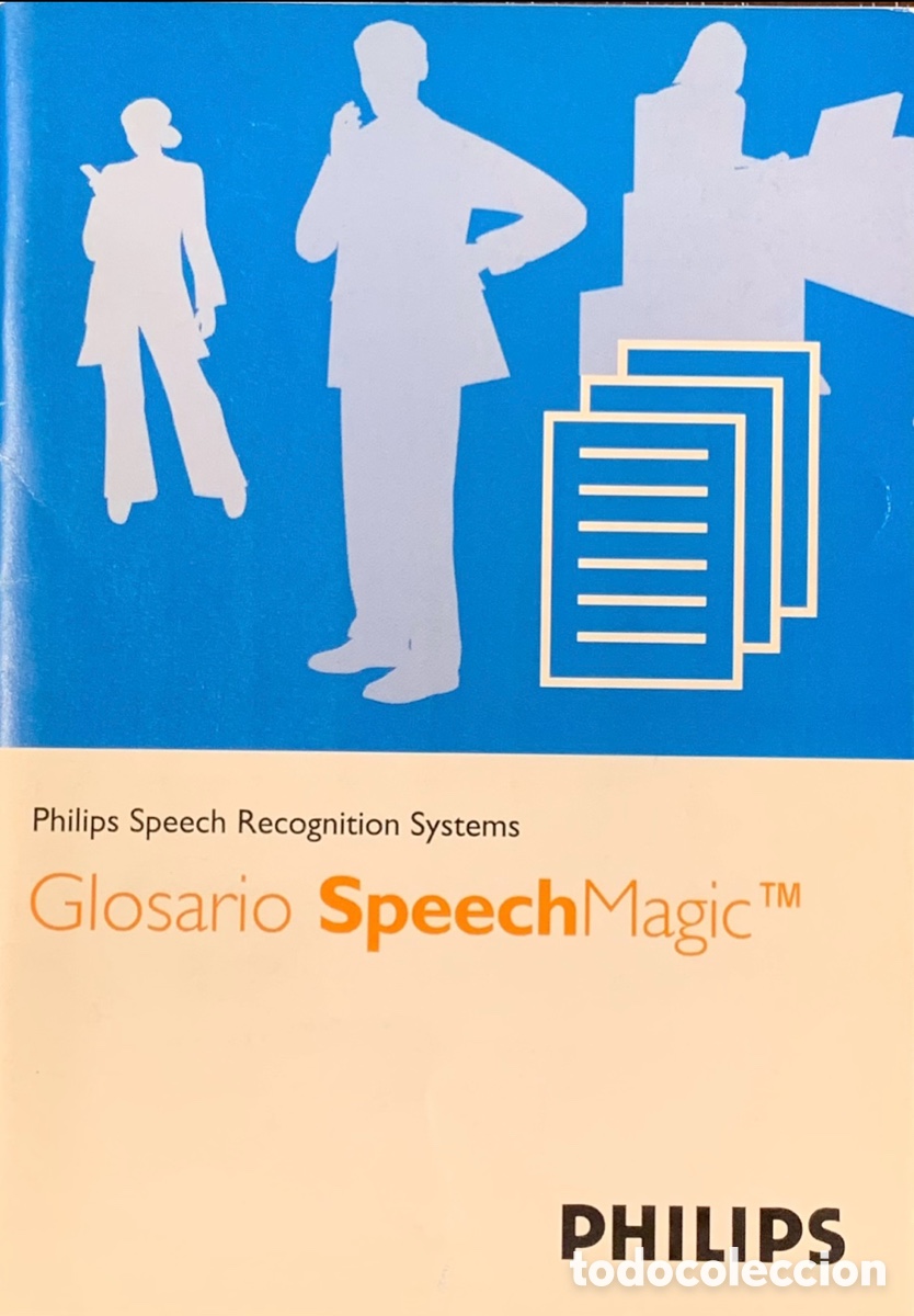 Libros: Libro. Glosario SpeechMagic. Philips. 2007.