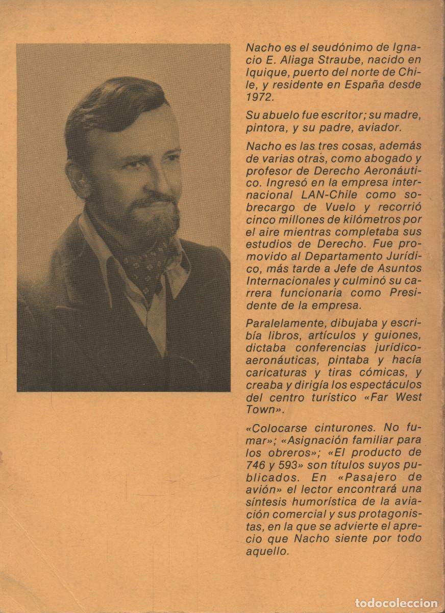 Libros: Pasajero de avi&oacute;n. Nacho. Didactronia. 1&ordf;edici&oacute;n. 1975. - Foto 2
